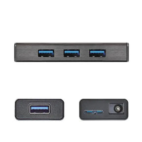 J5create JUH340 USB 3.0 4-port hub with 5V power adaptor - Masters Voice Audio Visual