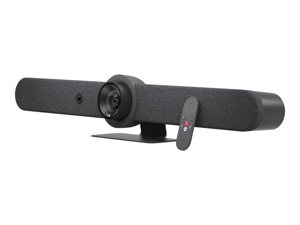 Logitech Rally Bar All-In-One Conference Bar with 10m Mic Extension Cable & Mic Pod (2) - Masters Voice Audio Visual
