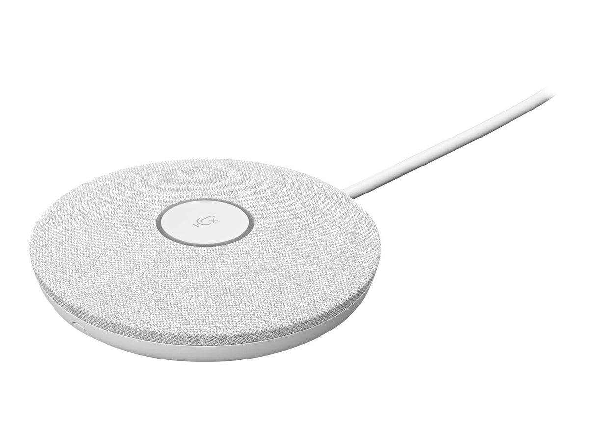 Logitech Rally Mic Pod - Microphone - white - Masters Voice Audio Visual