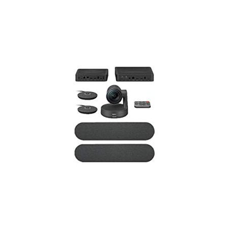 LOGITECH RALLY PLUS HD CONFERENCE SYSTEM KIT, CAMERA (1),HUB(2),SPEAKER(2), MIC POD(2), - Masters Voice Audio Visual