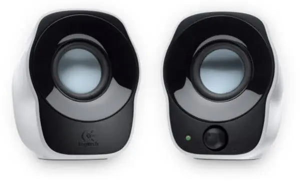 Logitech Speaker System 2.0, USB, Z120, White, 1.2W RMS, 3.5mm Input - Masters Voice Audio Visual