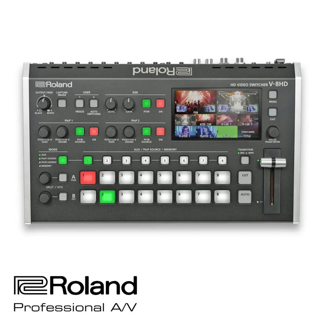 Roland HDMI Video Switcher V-8HD - unlocks a world of creative options for live event switching