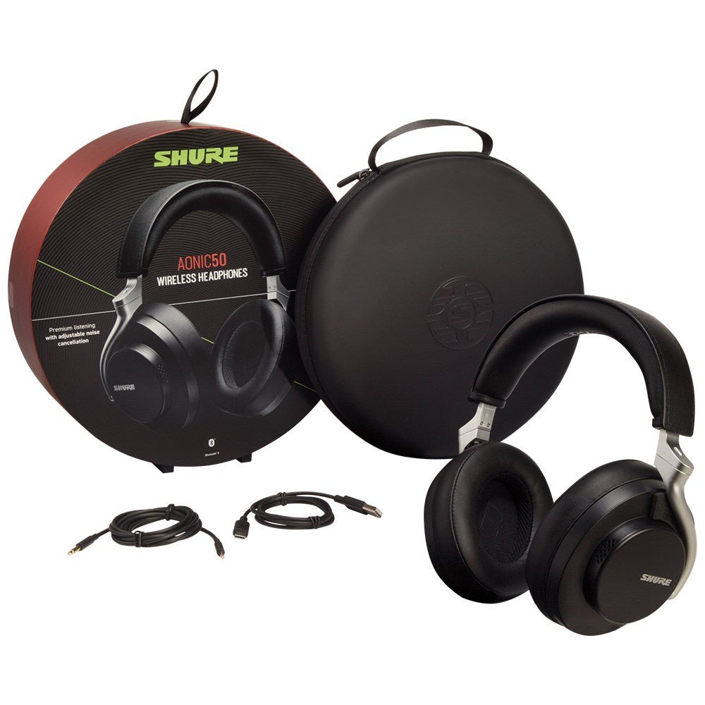 Shure AONIC 50 (Black) Wireless Noise Cancelling Headphones