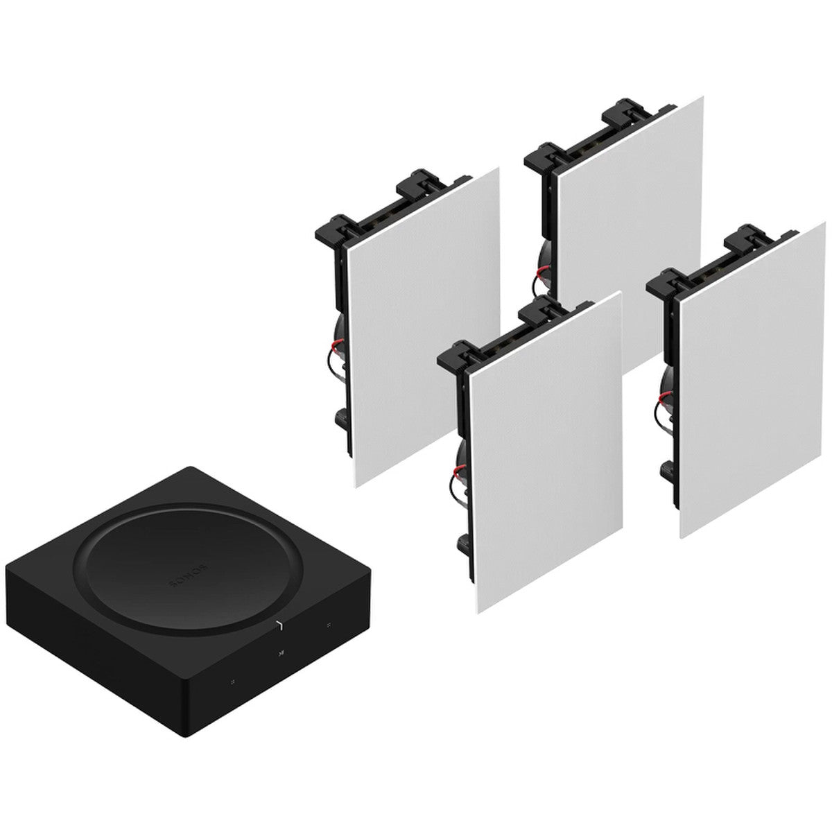Sonos Amp with 4 x In Wall Audio Speaker Bundle - Masters Voice Audio Visual